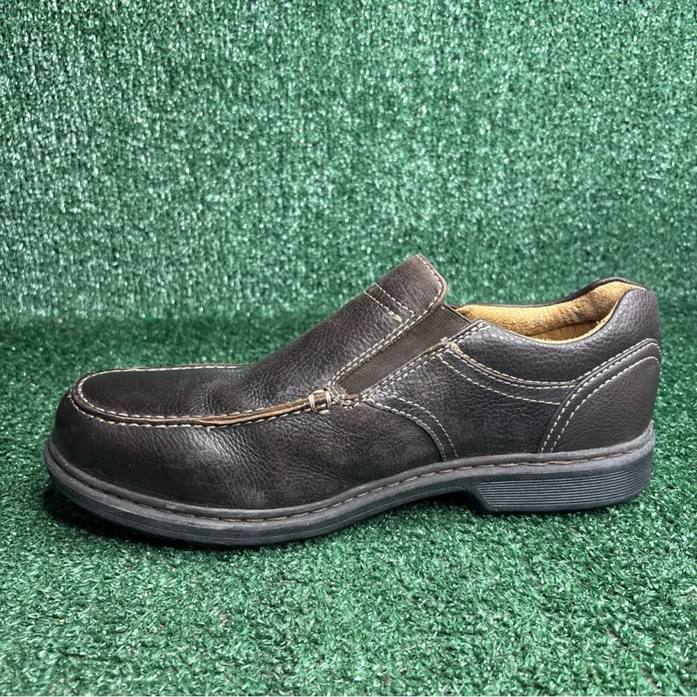 Nunn Bush Men’s‎ Casual Memory Foam Leather Loafer Brown Size 10.5 Wide